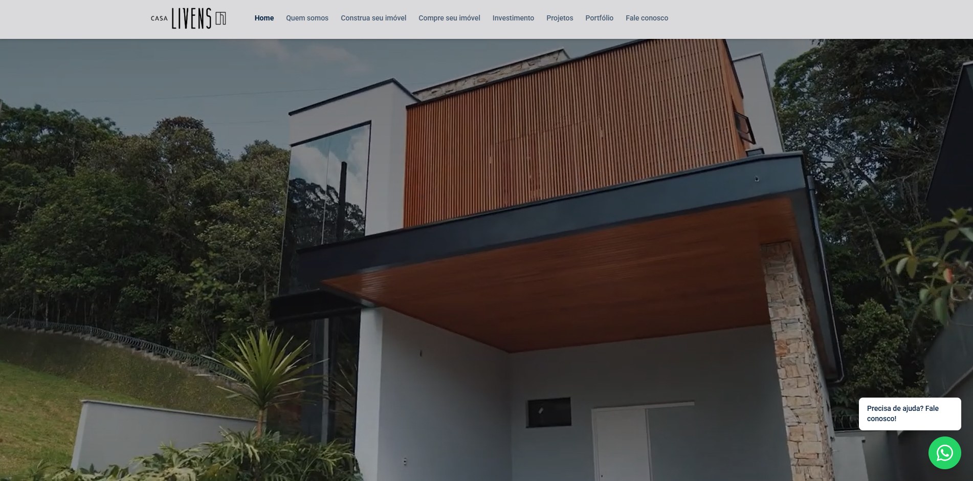 Website desenvolvido para Casa Livens